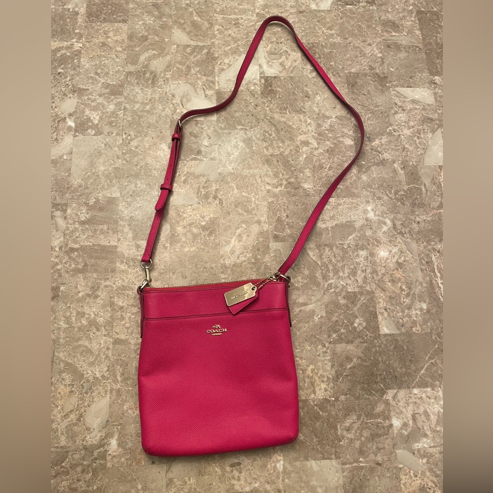 Coach Fuchsia Crossbody Bag